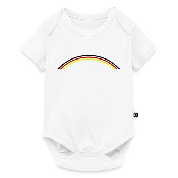 Germany Flag Line - Baby Premium short-sleeve bodysuit - white - Front