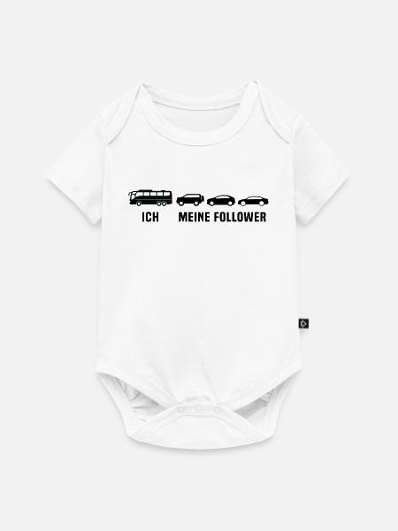 Busfahrer Linienbus Meine Follower Bus - Baby Premium Kurzarmbody - Weiß