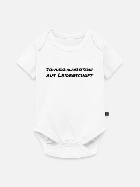 Schulsozialarbeiterin aus Leidenschaft Geschenk - Baby Premium Kurzarmbody - Weiß
