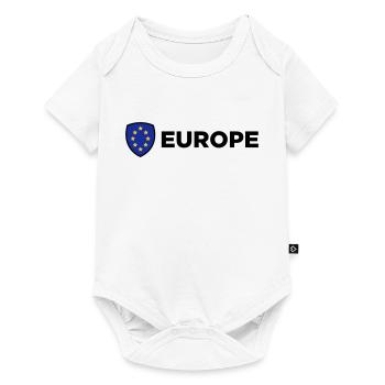 The Union Flag of Europe - Baby Premium short-sleeve bodysuit - white - Front