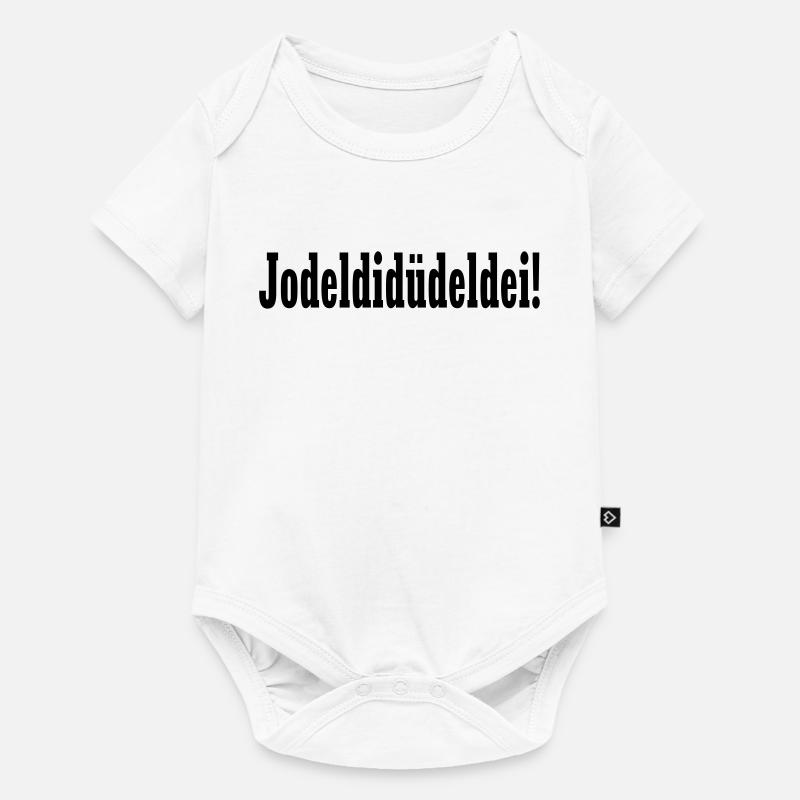 jodeldidüdeldei - Baby Premium short-sleeve bodysuit - white