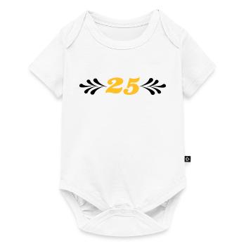 2541614 14743929 silver wedding - Baby Premium short-sleeve bodysuit - white - Front
