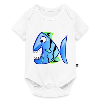 Beautiful Pyranja in blue. Gift - Baby Premium short-sleeve bodysuit - white - Front