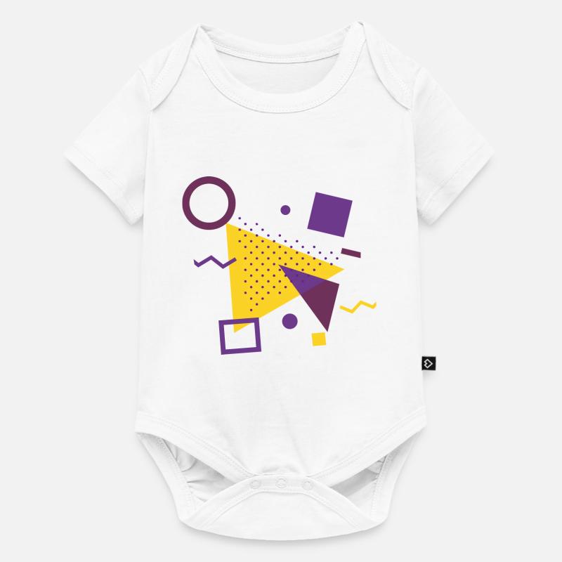 Motif rétro | Vintage | Idée cadeau - Body à manches courtes Premium Bébé - blanc
