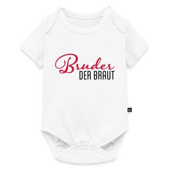frère de la mariée - Body à manches courtes Premium Bébé - blanc - Devant