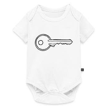 key - Baby Premium short-sleeve bodysuit - white - Front