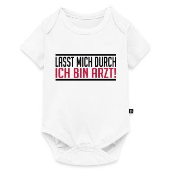 Arzt - Baby Premium Kurzarmbody - Weiß - Vorne