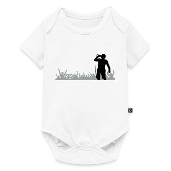 Sänger Band Fans - Baby Premium Kurzarmbody - Weiß - Vorne