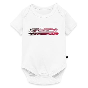 Russische Diesellok schwarzrot - Baby Premium Kurzarmbody - Weiß - Vorne