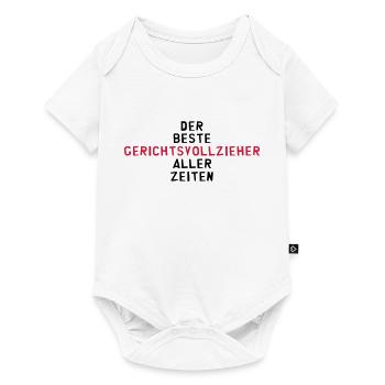 Gerichtsvollzieher Gerichtsvollzieherin Rechts - Baby Premium Kurzarmbody - Weiß - Vorne