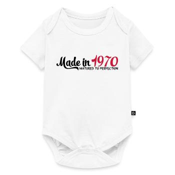 Made in 1970 - Baby Premium Kurzarmbody - Weiß - Vorne
