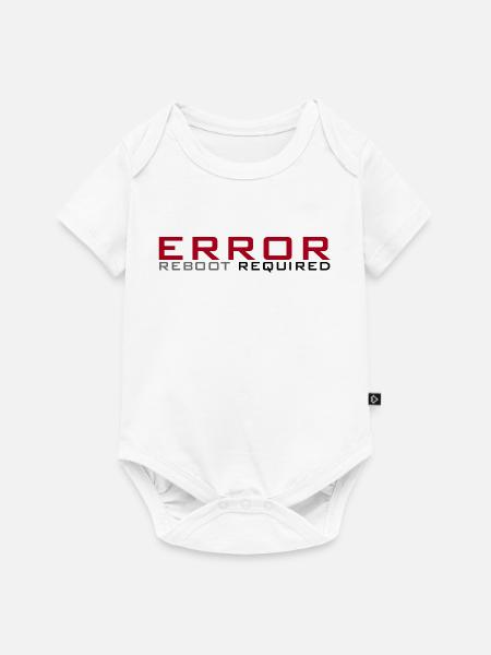 Fehler: Neustart erforderlich - Baby Premium Kurzarmbody - Weiß