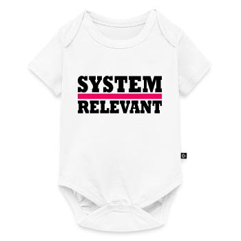 System relevant - Baby Premium Kurzarmbody - Weiß - Vorne