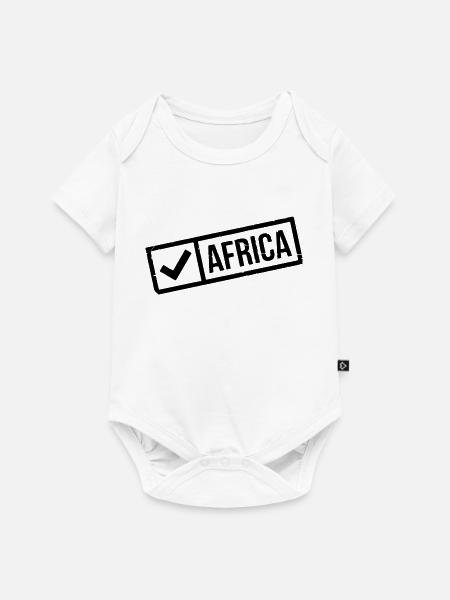 Afrika - Baby Premium Kurzarmbody - Weiß