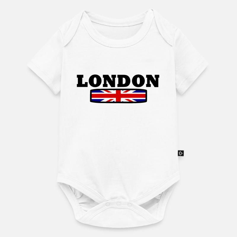 Londres - Body à manches courtes Premium Bébé - blanc
