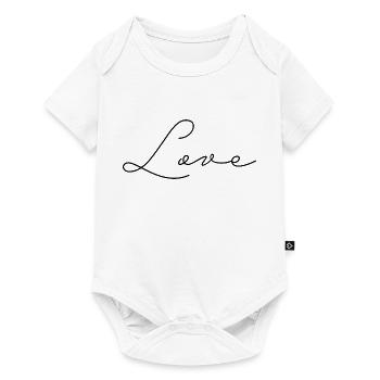 Amour - Body à manches courtes Premium Bébé - blanc - Devant