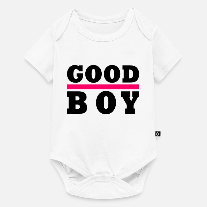 Good boy - Baby Premium Kurzarmbody - Weiß