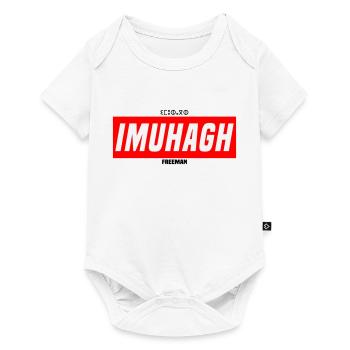 IMUHAGH - Body à manches courtes Premium Bébé - blanc - Devant