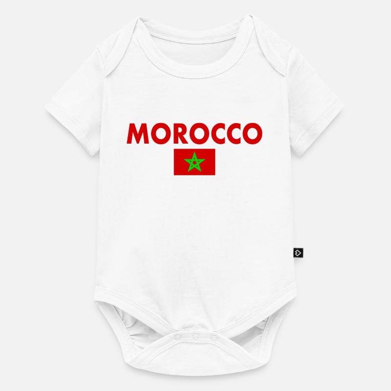 Maroc - Body à manches courtes Premium Bébé - blanc