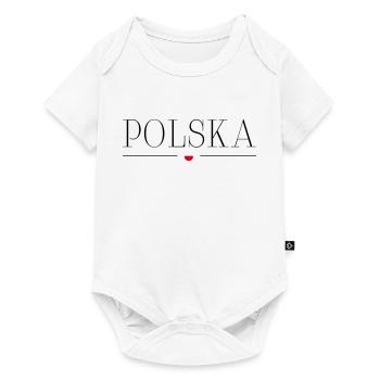 Pologne - Body à manches courtes Premium Bébé - blanc - Devant