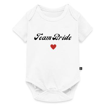 team bride - Body à manches courtes Premium Bébé - blanc - Devant