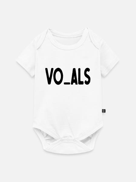 Vocals - Baby Premium Kurzarmbody - Weiß