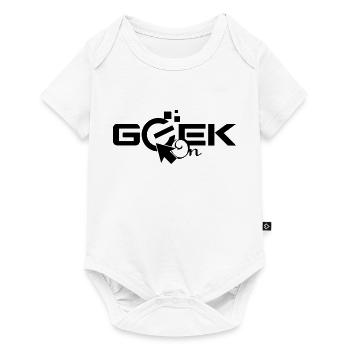 Geen On À propos de Nerd fan de PC - Body à manches courtes Premium Bébé - blanc - Devant