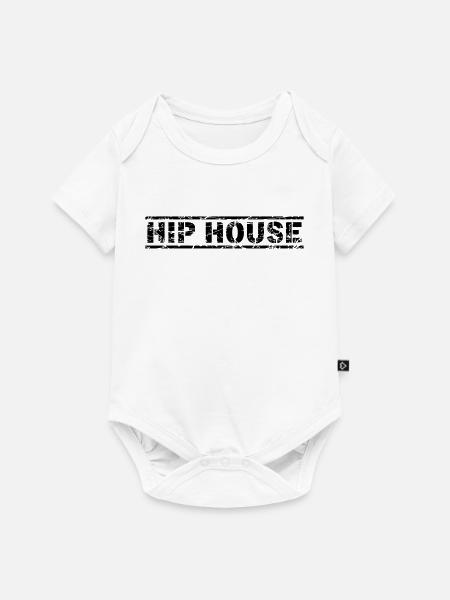 Hip House - Baby Premium Kurzarmbody - Weiß