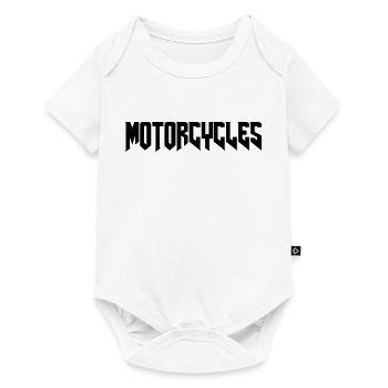 Motos Chopper Custom bike - Body à manches courtes Premium Bébé - blanc - Devant
