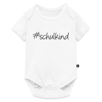 Hashtag Schulkind - Baby Premium Kurzarmbody - Weiß - Vorne