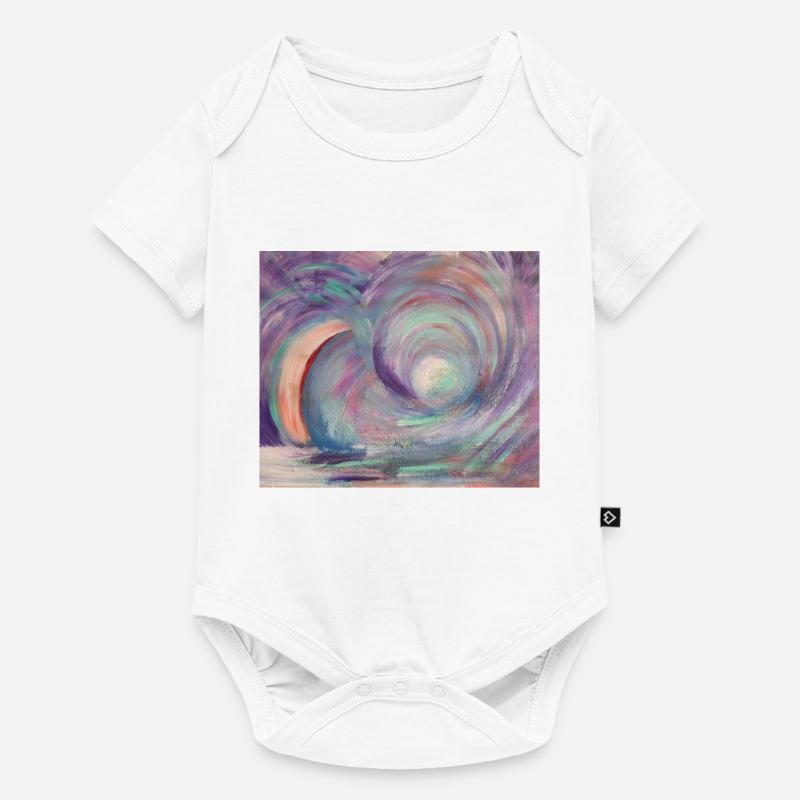 ARC EN CIEL - Body à manches courtes Premium Bébé - blanc