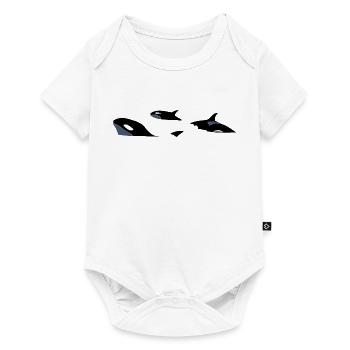 Orcas - Baby Premium short-sleeve bodysuit - white - Front