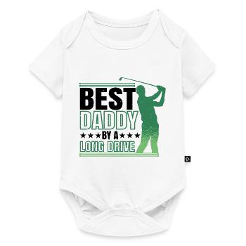 Meilleur Papa Par Un Long Drive 2 - Body à manches courtes Premium Bébé - blanc - Devant