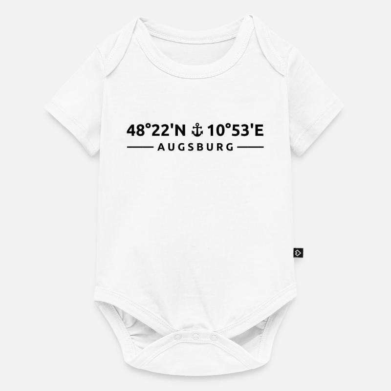 Augsbourg - Body à manches courtes Premium Bébé - blanc