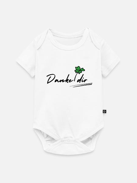 Danke dir - Baby Premium Kurzarmbody - Weiß