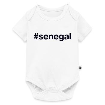 Hashtag SÉNÉGAL - Body à manches courtes Premium Bébé - blanc - Devant