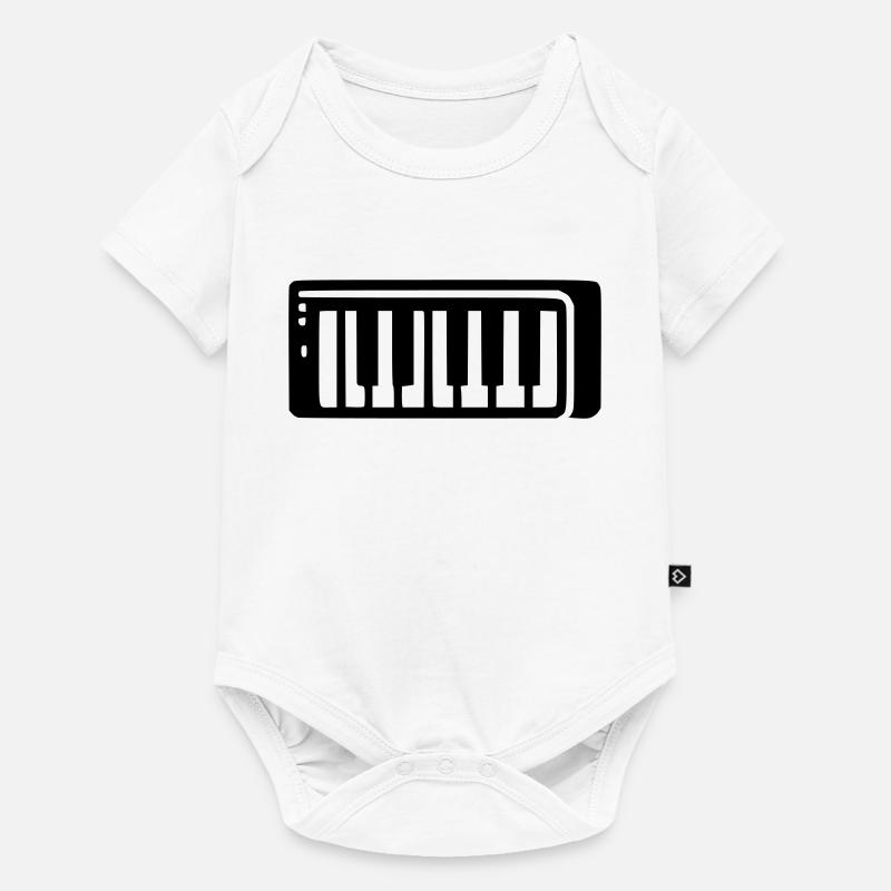 Clavier piano - Body à manches courtes Premium Bébé - blanc