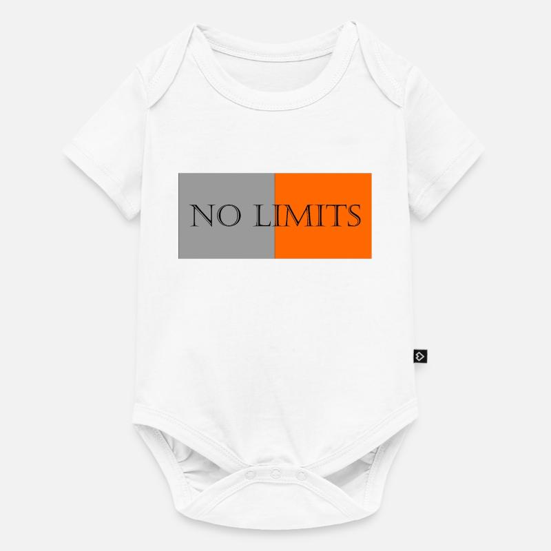 Pas de Limite - Body à manches courtes Premium Bébé - blanc