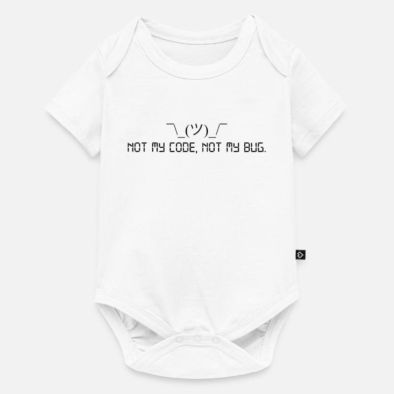 Not my code, not my bug. - Baby Premium short-sleeve bodysuit - white