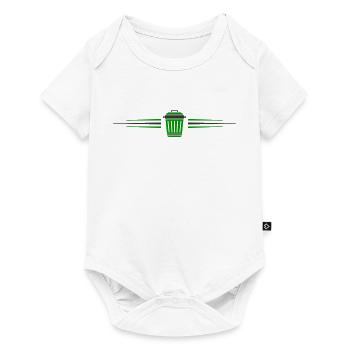 Garbage Can Icon Line - Baby Premium short-sleeve bodysuit - white - Front