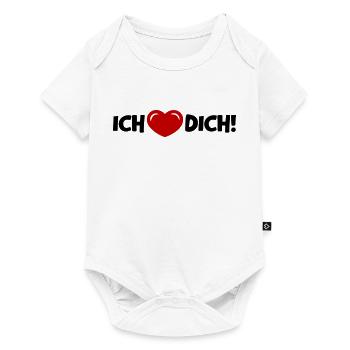 I Love You Heart Saying Proof of Love - Baby Premium short-sleeve bodysuit - white - Front