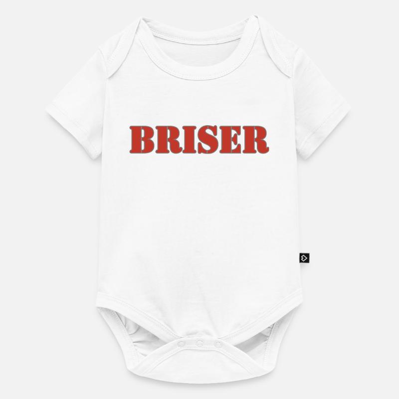 BRISER - Body à manches courtes Premium Bébé - blanc