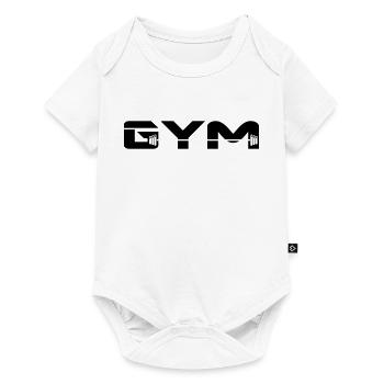 gym musculation - Body à manches courtes Premium Bébé - blanc - Devant