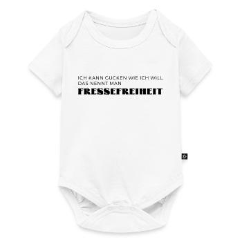 Liberté de bouche - Body à manches courtes Premium Bébé - blanc - Devant
