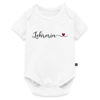 Lehrerin - Baby Premium Kurzarmbody - Weiß - Vorne