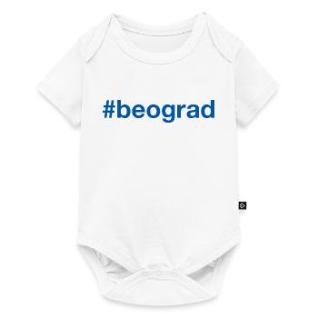 Bégrad Belgrade Serbie Hashtag Serbien - Body à manches courtes Premium Bébé - blanc - Devant
