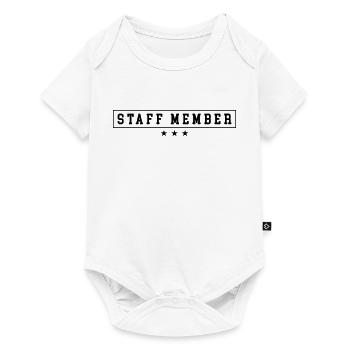 Membre du personnel - Body à manches courtes Premium Bébé - blanc - Devant