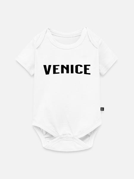 Venice - Baby Premium Kurzarmbody - Weiß