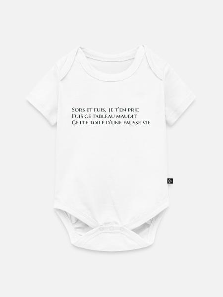 Aline - Baby Premium Kurzarmbody - Weiß