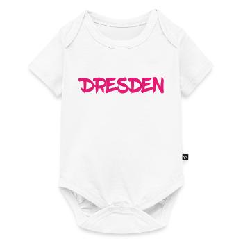 Dresden - Sachsen - Frauenkirche - Zwinger - Elbe - Baby Premium Kurzarmbody - Weiß - Vorne